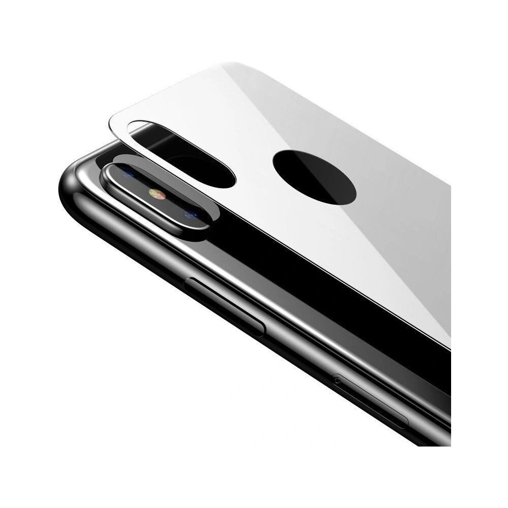 Wholesale Baseus 0.3mm Back Glass iPhone XS/X White - BSU214WHT - {ean13} - Hurt