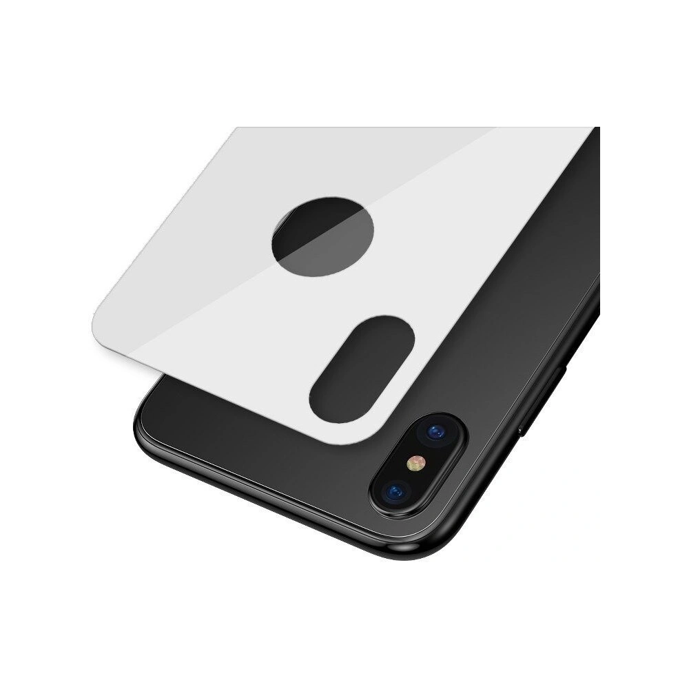 Wholesale Baseus 0.3mm Back Glass iPhone XS/X White - BSU214WHT - {ean13} - Hurt