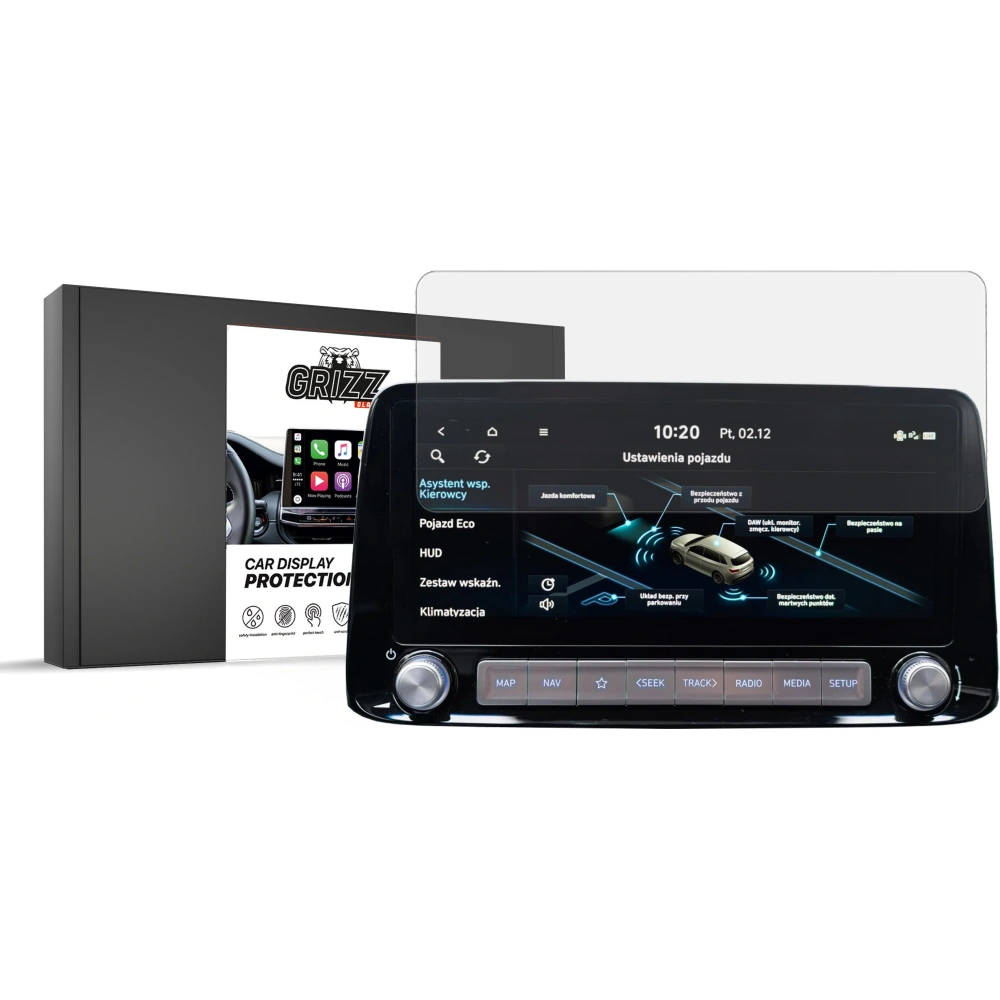 Hurtownia GSM - Matte Folie GrizzGlass CarDisplay Schutz für Hyundai Kona Electric - GRZ6494 - {ean13} - Hurt