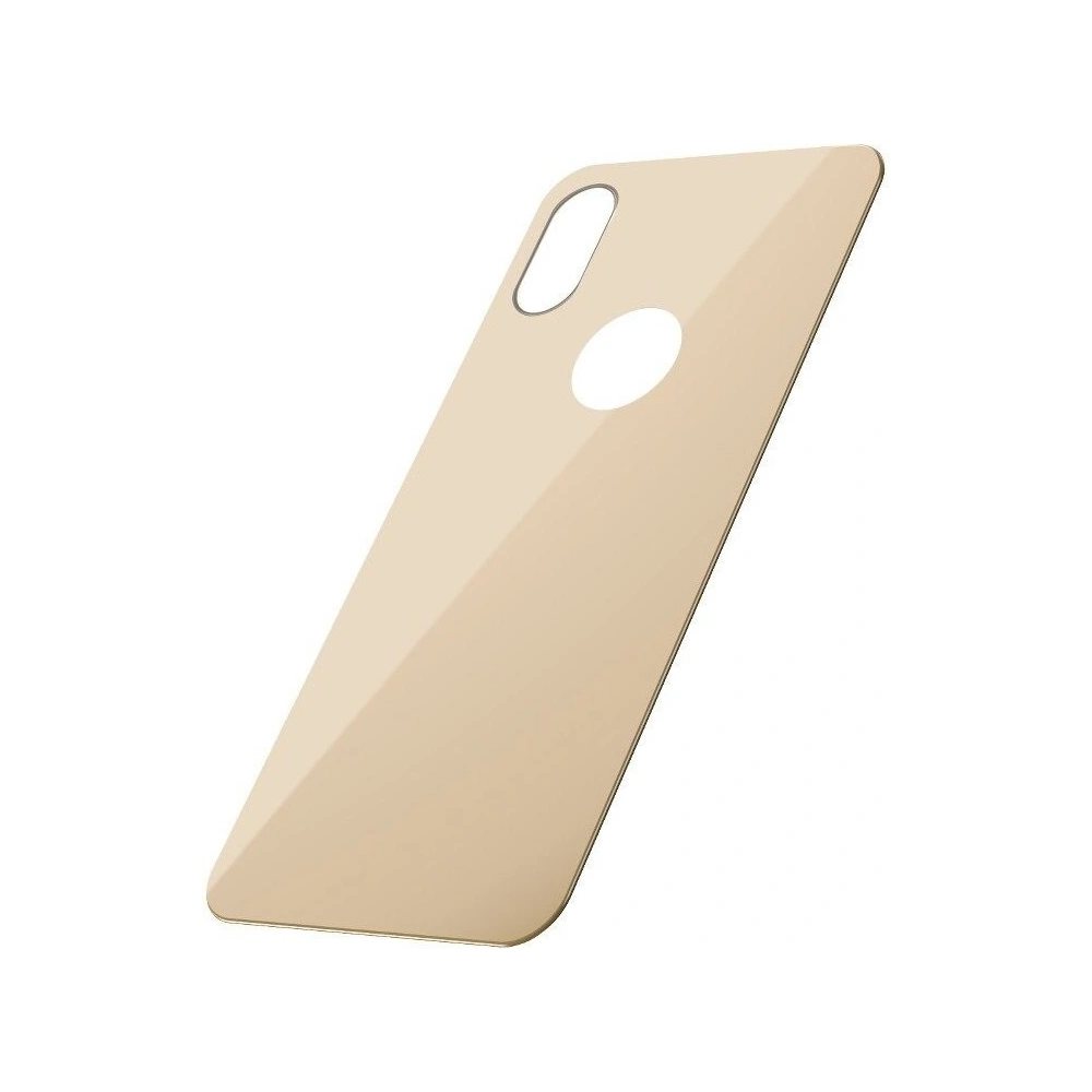 Wholesale Baseus 0.3mm Back Glass iPhone XS/X Gold - BSU215GLD - {ean13} - Hurt