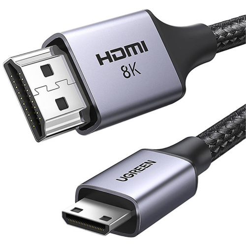 Ugreen Distributor - 6941876215140 - UGR1690 - Cable mini HDMI - HDMI 8K UGREEN HD163 1m (black) - B2B homescreen