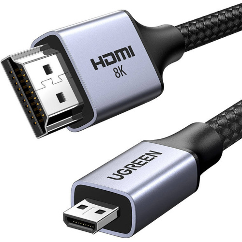 Ugreen Distributor - 6941876215164 - UGR1692 - Cable micro HDMI - HDMI 8K UGREEN HD164 1m (black) - B2B homescreen
