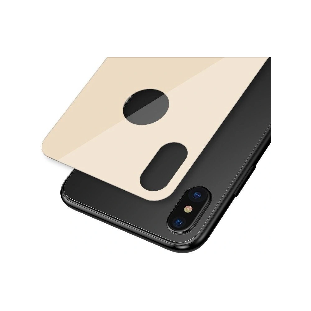 Wholesale Baseus 0.3mm Back Glass iPhone XS/X Gold - BSU215GLD - {ean13} - Hurt