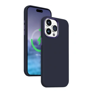 Hurtownia GSM - Etui Crong Color Cover LUX Magnetic Apple iPhone 15 Pro MagSafe (granatowy) - CRG631 - {ean13} - Hurt