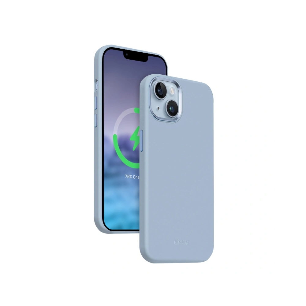 Hurtownia GSM - Etui Crong Color Cover LUX Magnetic Apple iPhone 15 MagSafe (modrý) - CRG633 - {ean13} - Hurt