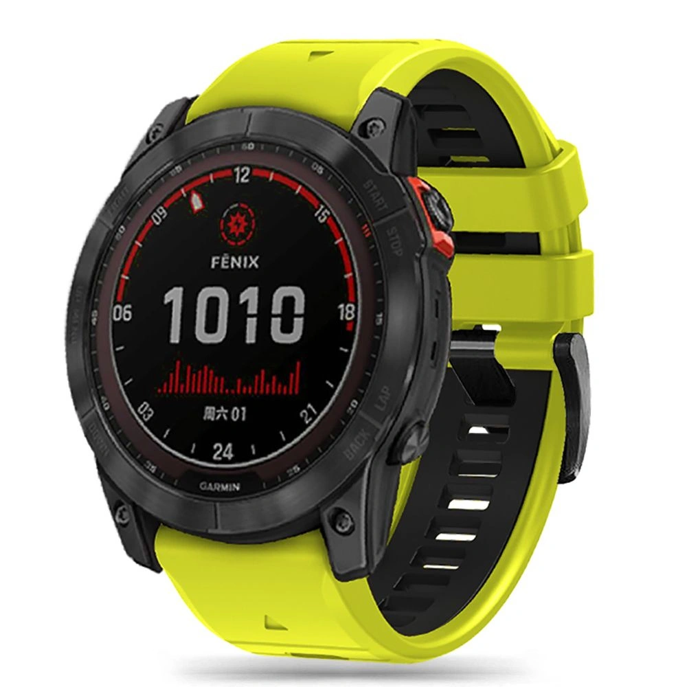 Hurtownia GSM - Tech-Protect Iconband Pro Garmin Fenix 5/6/6 Pro/7 lime/schwarz - THP2202 - {ean13} - Hurt