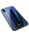 Hurtownia GSM - Etui Baseus Luster Case iPhone X / XS - černá - modrá - BSU218BLKBLU - {ean13} - Hurt