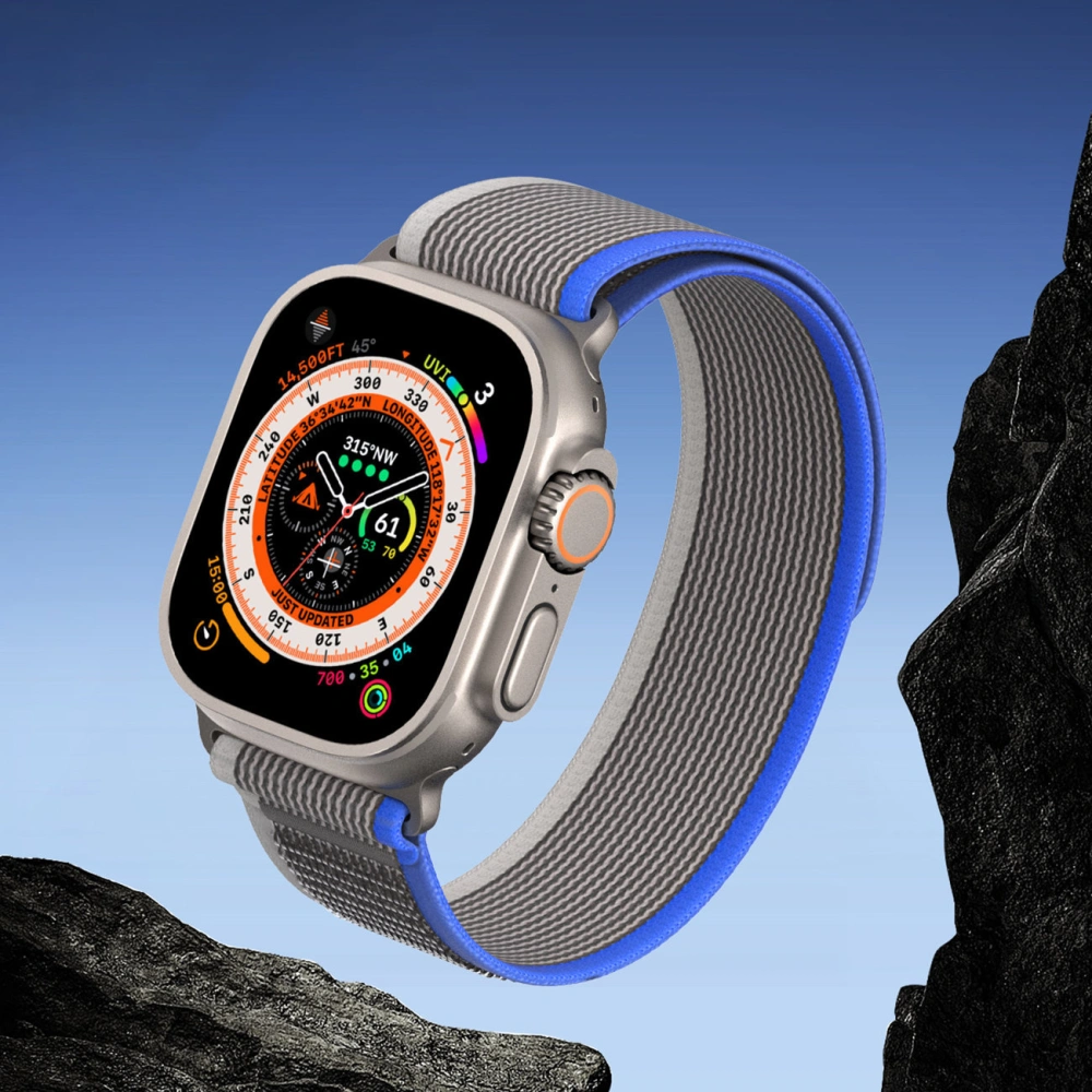Hurtownia GSM - Pasek Dux Ducis Strap YJ Apple Watch 4/5/6/7/SE/8/9/Ultra 44/45/49mm modro-šedý - DDS1807 - {ean13} - Hurt