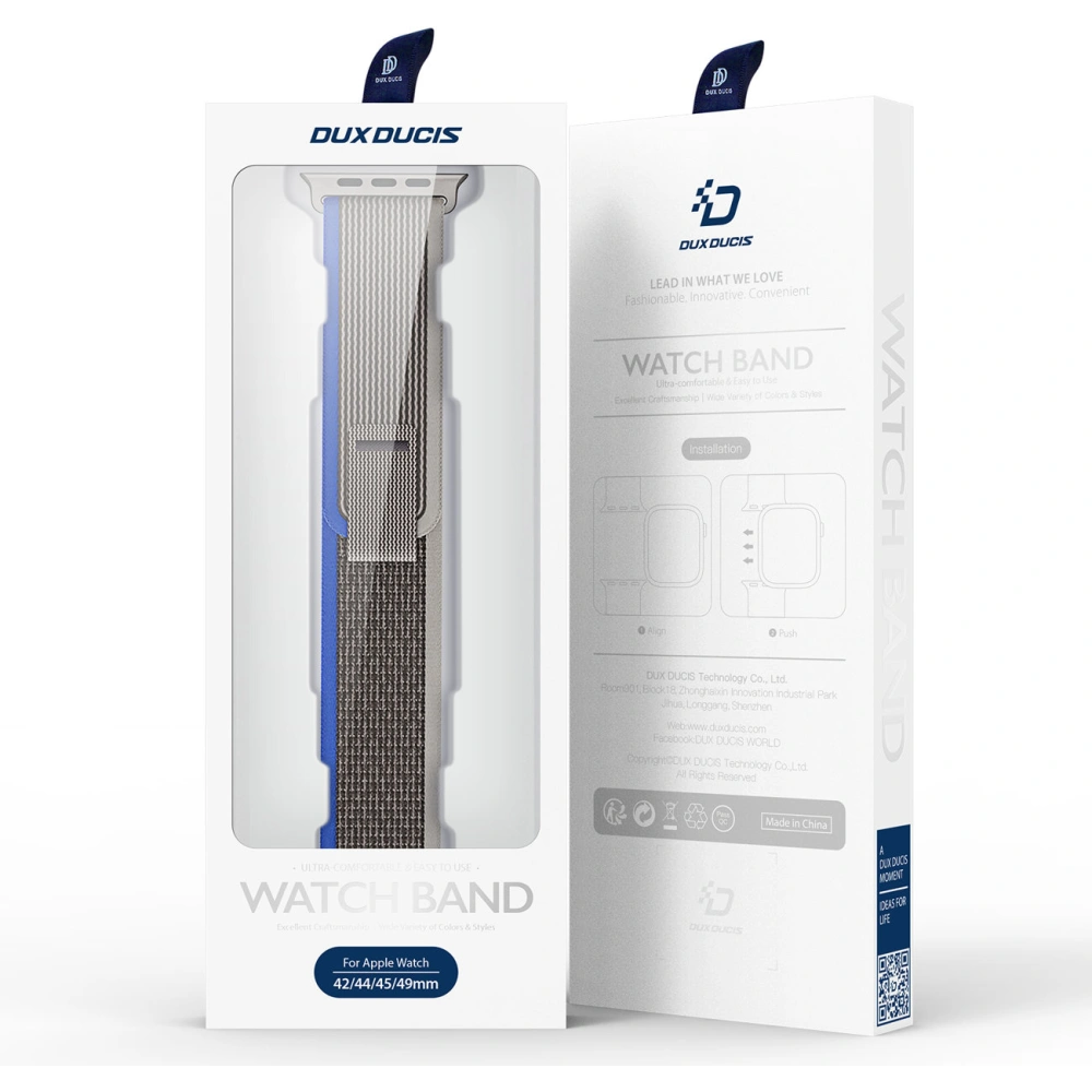 Hurtownia GSM - Pasek Dux Ducis Strap YJ Apple Watch 4/5/6/7/SE/8/9/Ultra 44/45/49mm modro-šedý - DDS1807 - {ean13} - Hurt