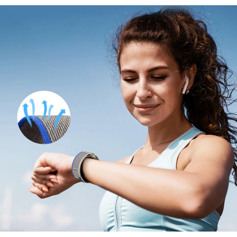 Wholesale Dux Ducis Strap YJ Apple Watch 4/5/6/7/SE/8/9/10 40/41/42mm blue-gray - DDS1810 - {ean13} - Hurt