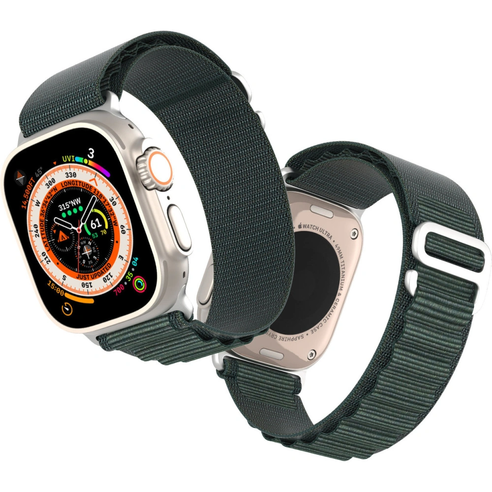 Wholesale Dux Ducis Strap GS Apple Watch 4/5/6/7/SE/8/9/Ultra 44/45/49mm green - DDS1812 - {ean13} - Hurt