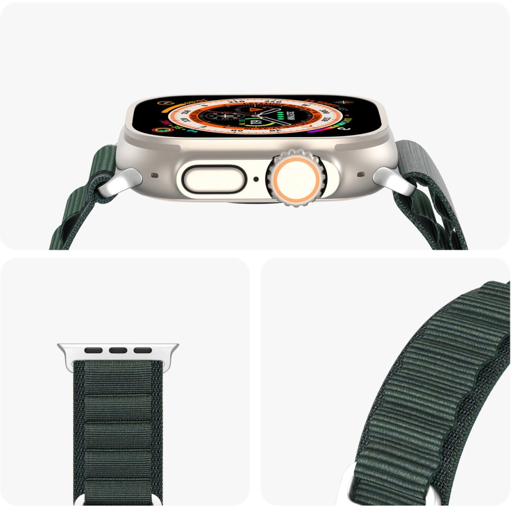 Wholesale Dux Ducis Strap GS Apple Watch 4/5/6/7/SE/8/9/Ultra 44/45/49mm green - DDS1812 - {ean13} - Hurt