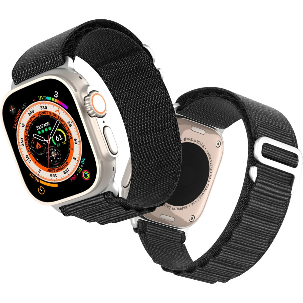 Hurtownia GSM - Pasek Dux Ducis Strap GS Apple Watch 4/5/6/7/SE/8/9/Ultra 44/45/49mm černý - DDS1815 - {ean13} - Hurt