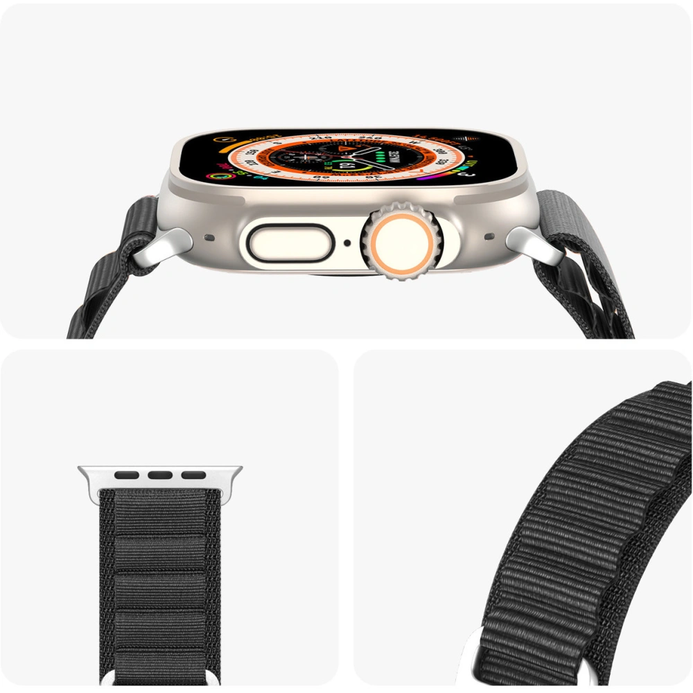 Hurtownia GSM - Pasek Dux Ducis Strap GS Apple Watch 4/5/6/7/SE/8/9/Ultra 44/45/49mm černý - DDS1815 - {ean13} - Hurt