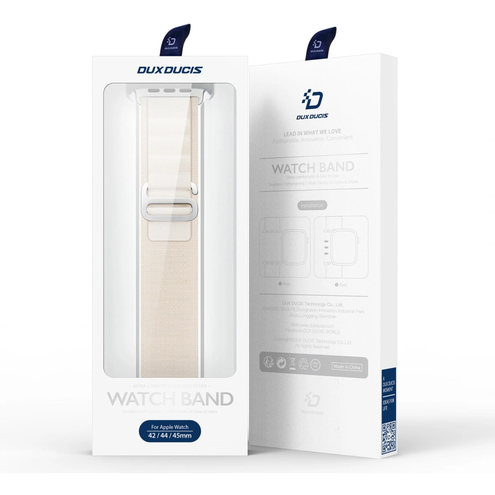 Hurtownia GSM - Dux Ducis Strap GS Apple Watch 4/5/6/7/SE/8/9/10 40/41/42mm weiß - DDS1817 - {ean13} - Hurt