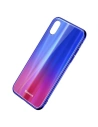 Etui Baseus Luster Case iPhone X / XS - modro - červené