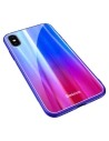 Hurtownia GSM - Case Baseus Luster Case iPhone X / XS - blau - rot - BSU220BLURED - {ean13} - Hurt