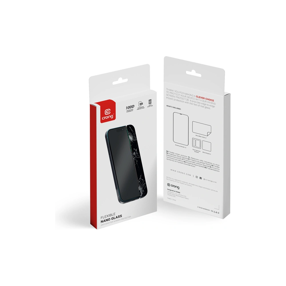 Hurtownia GSM - Hybridní sklo Crong Nano Glass Apple iPhone 15 - CRG635 - {ean13} - Hurt