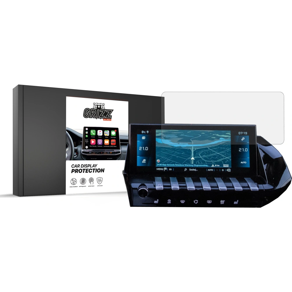 GrizzGlass CarDisplay Protection folie mată pentru Peugeot 508 GT 2gen 2022
