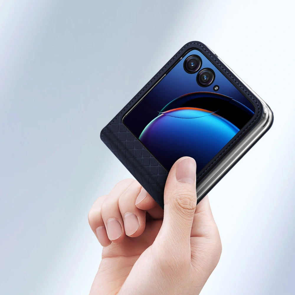 Dux Ducis Bril Case für Motorola Razr 40 Ultra blau