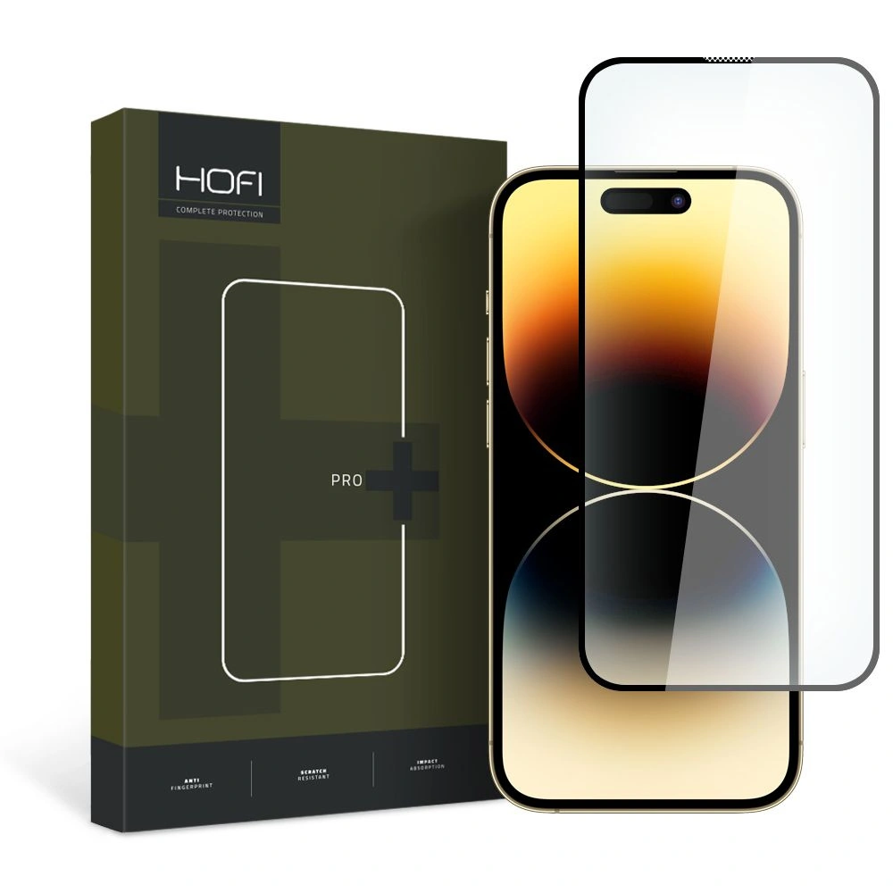 Wholesale Hofi Glass Pro+ Apple iPhone 15 Black - HOFI409 - {ean13} - Hurt