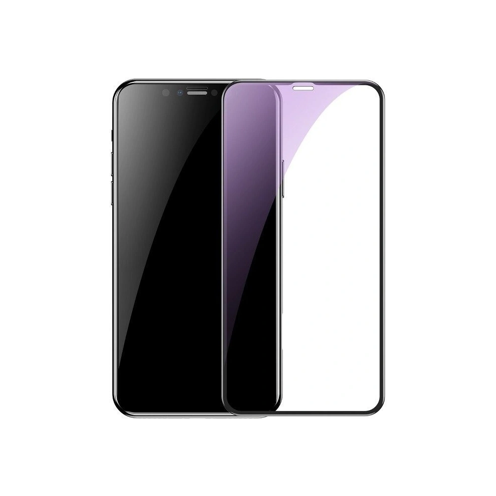 Hurtownia GSM - Szkło hartowane Baseus 0.2mm iPhone XR z czarną ramką (Anti Bluelight) - BSU224BLK - {ean13} - Hurt
