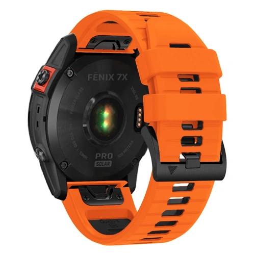 Pasek Tech-Protect Iconband Pro Garmin Fenix 3/5x/3hr/5x Plus/6x/6x Pro/7x orange/black