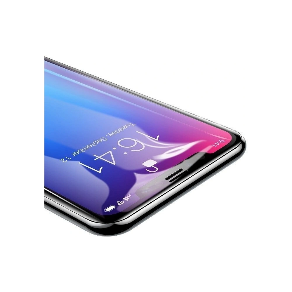 Hurtownia GSM - Szkło hartowane Baseus 0.2mm iPhone XR z czarną ramką (Anti Bluelight) - BSU224BLK - {ean13} - Hurt