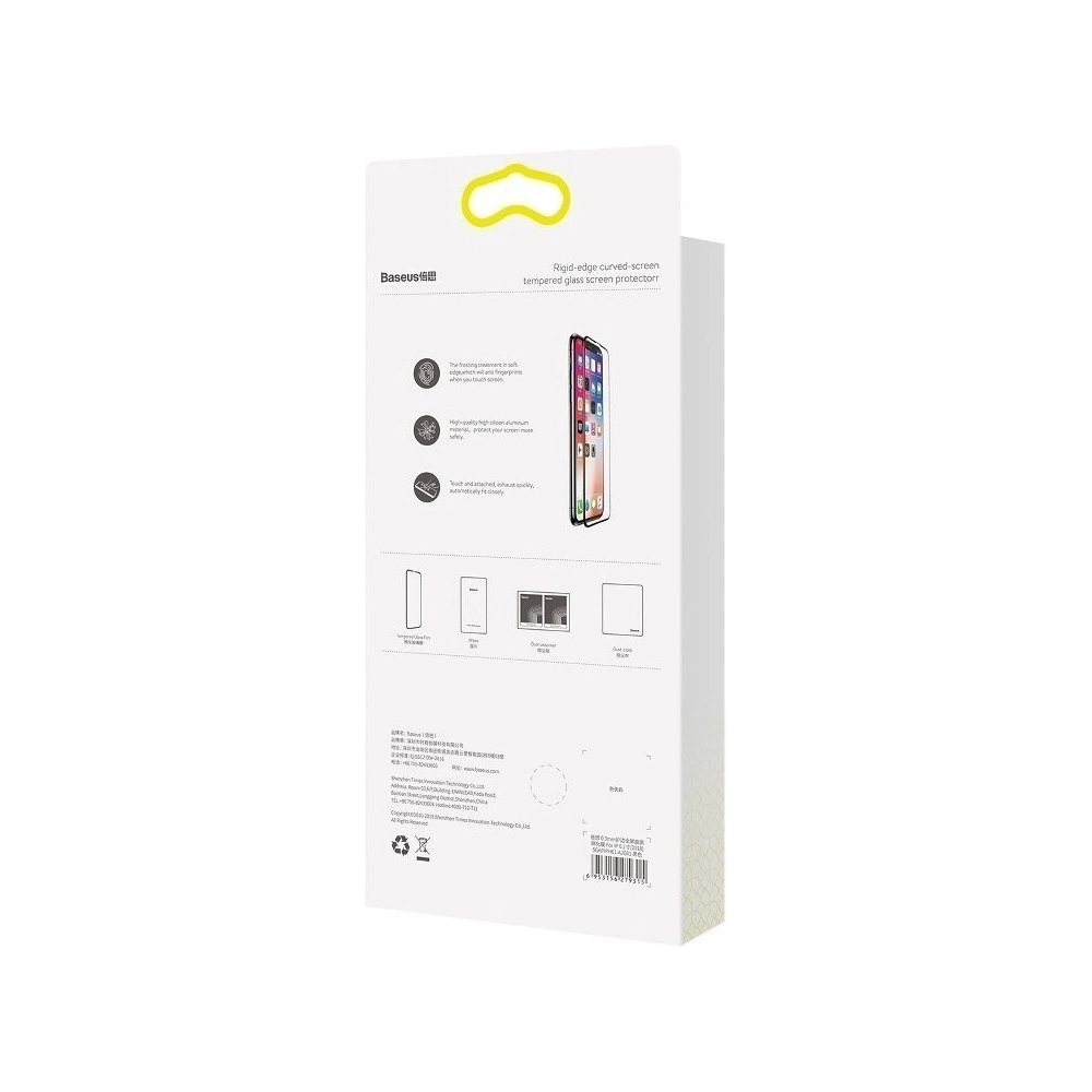 Hurtownia GSM - Szkło hartowane Baseus 0.2mm iPhone XR z czarną ramką (Anti Bluelight) - BSU224BLK - {ean13} - Hurt