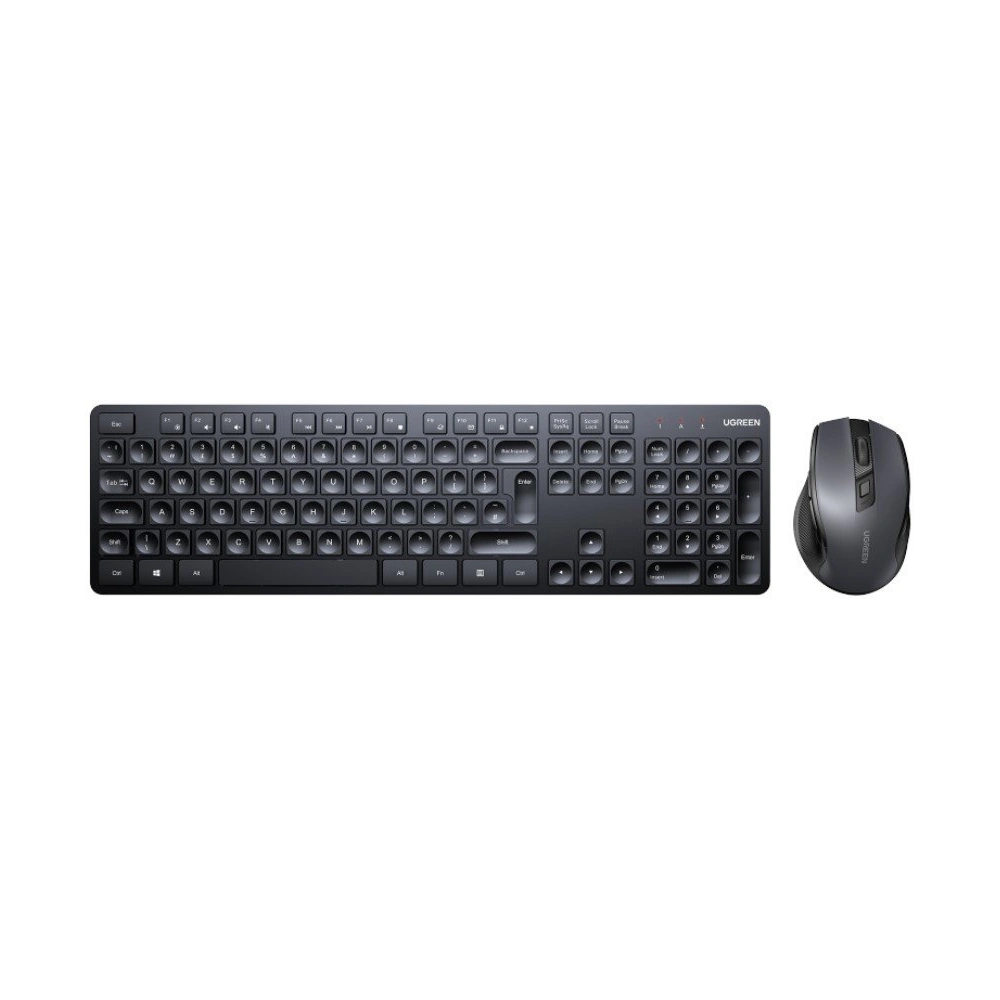 Hurtownia GSM - Bezdrátový set 2w1 UGREEN MK006 myš + klávesnice 2.4GHz plug&play černý - UGR1694 - {ean13} - Hurt
