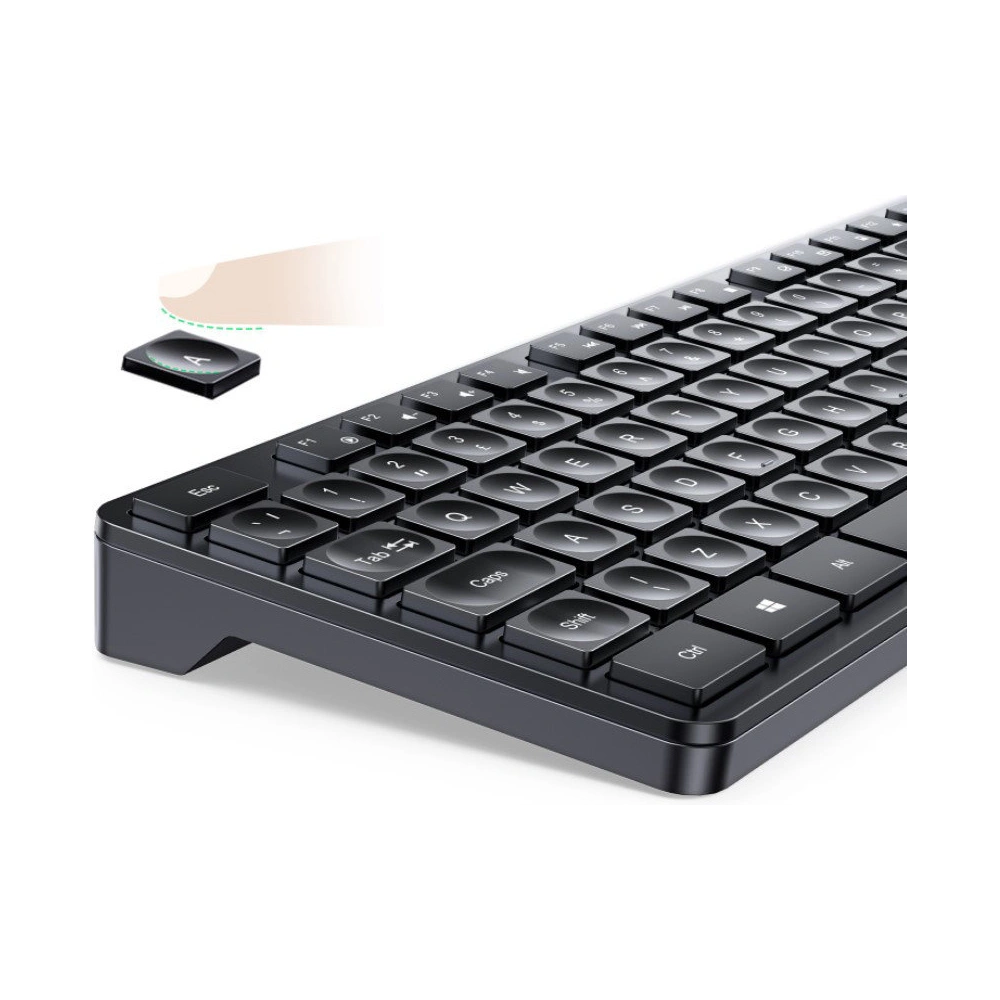 Hurtownia GSM - Set wireless 2w1 UGREEN MK006 mouse + keyboard 2.4GHz plug&play negru - UGR1694 - {ean13} - Hurt