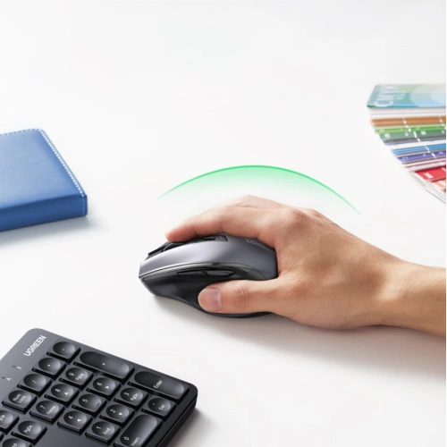 Zestaw bezprzewodowy 2w1 UGREEN MK006 mysz + klawiatura 2.4GHz plug&play czarny