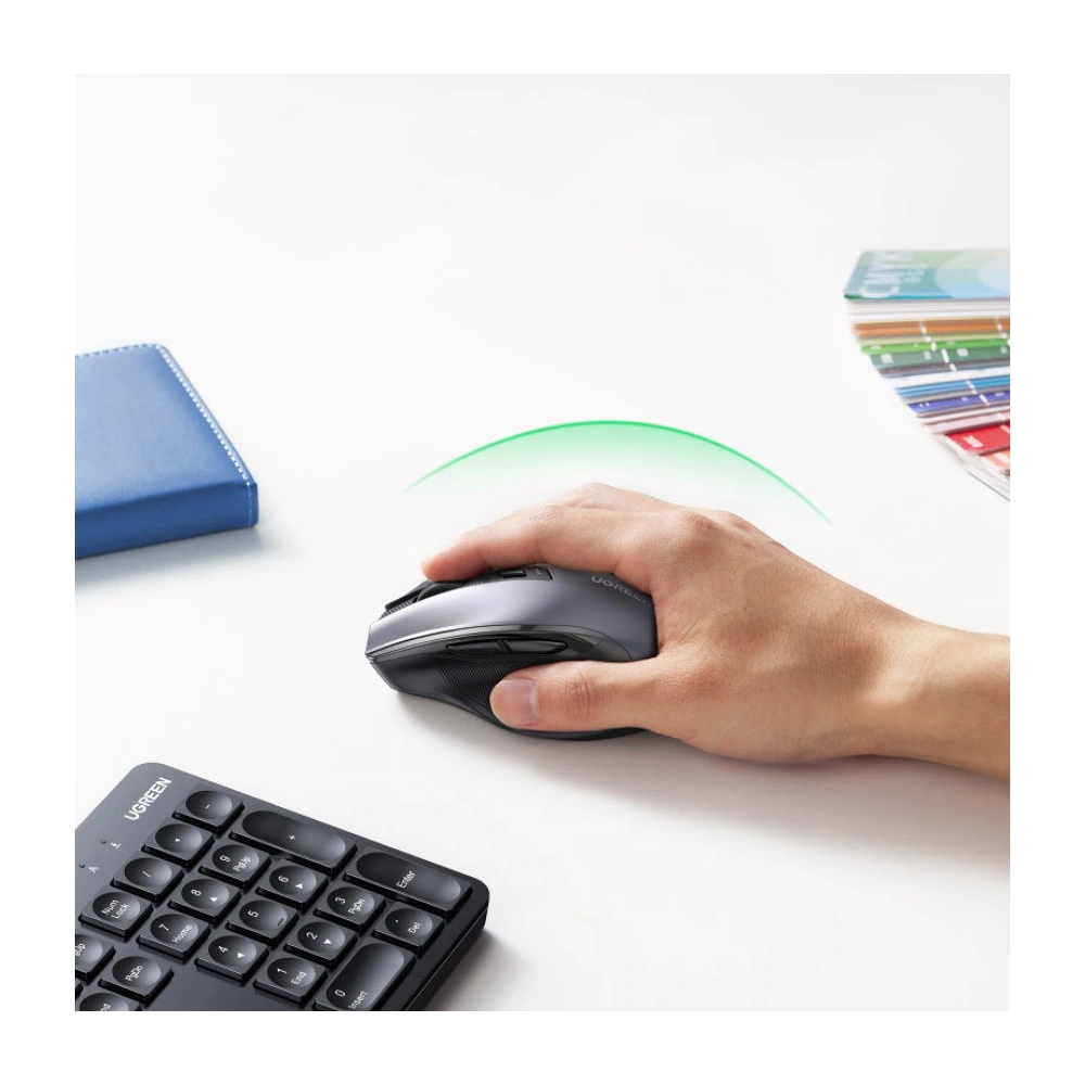 Hurtownia GSM - Set wireless 2w1 UGREEN MK006 mouse + keyboard 2.4GHz plug&play negru - UGR1694 - {ean13} - Hurt