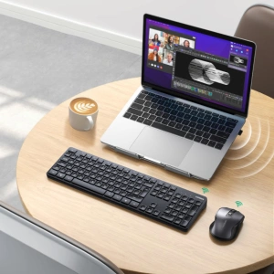 Hurtownia GSM - Set wireless 2w1 UGREEN MK006 mouse + keyboard 2.4GHz plug&play negru - UGR1694 - {ean13} - Hurt