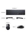 Hurtownia GSM - Set wireless 2w1 UGREEN MK006 mouse + keyboard 2.4GHz plug&play negru - UGR1694 - {ean13} - Hurt