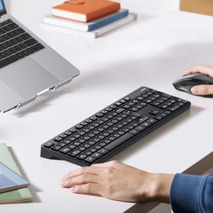 Wireless 2-in-1 set UGREEN MK006 mouse + keyboard 2.4GHz plug&play black