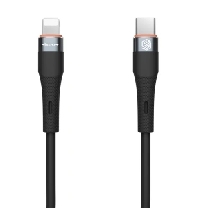 Kabel Nillkin Datenkabel Flowspeed Silikon USB-C/Lightning, PD, 27W schwarz