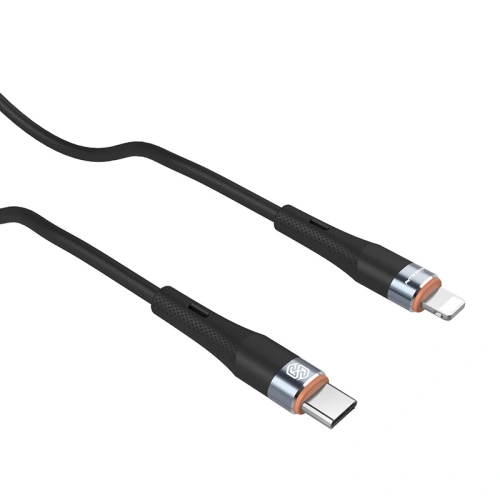Kabel Nillkin Data Cable Flowspeed Silicon USB-C/Lightning, PD, 27W czarny
