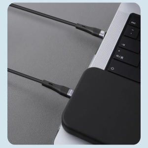 Kabel Nillkin Datenkabel Flowspeed Silikon USB-C/Lightning, PD, 27W schwarz
