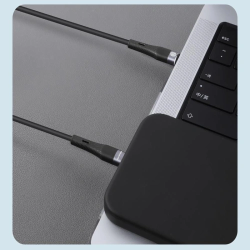 Kabel Nillkin Data Cable Flowspeed Silicon USB-C/Lightning, PD, 27W czarny