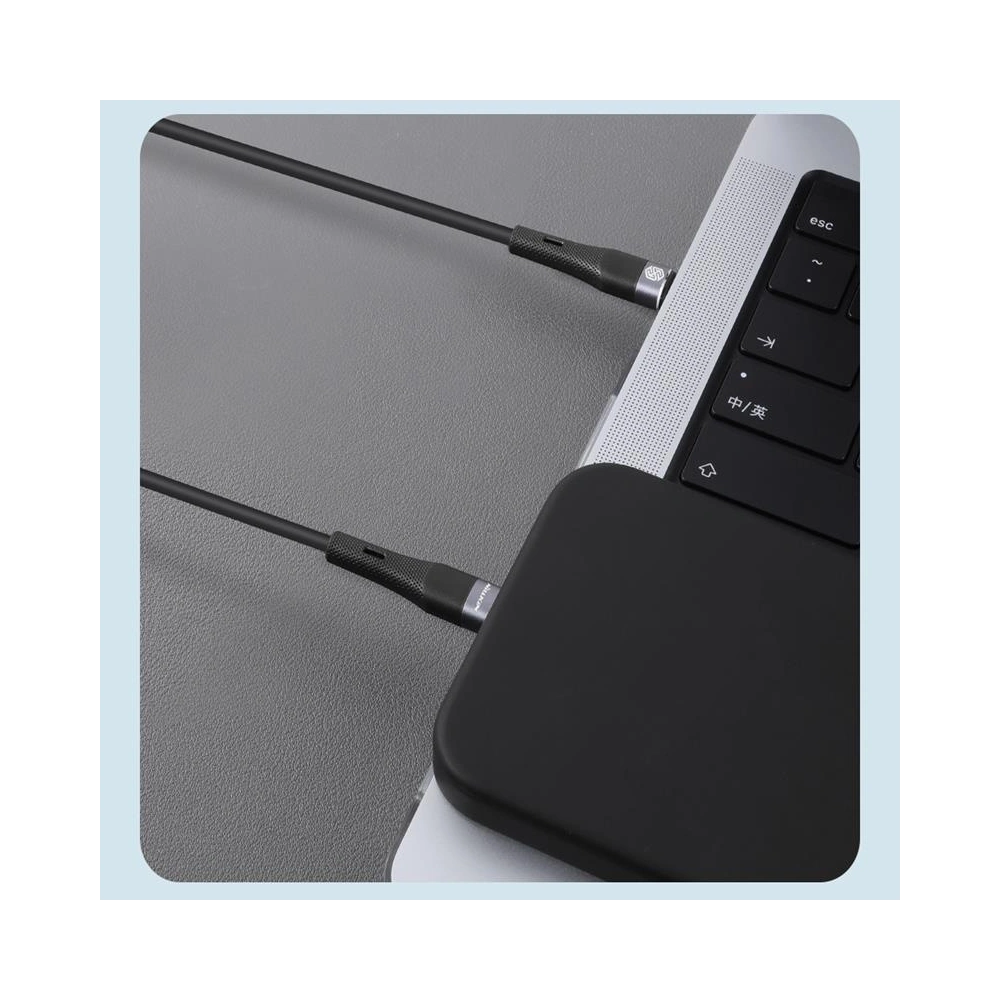 Hurtownia GSM - Kabel Nillkin Data Cable Flowspeed Silicon USB-C/Lightning, PD, 27W černý - NLK1190 - {ean13} - Hurt