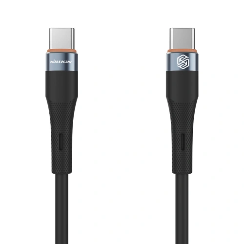 Kabel Nillkin Data Cable Flowspeed Silicon USB-C/USB-C, PD, 60W czarny