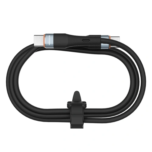 Kabel Nillkin Data Cable Flowspeed Silicon USB-C/USB-C, PD, 60W czarny