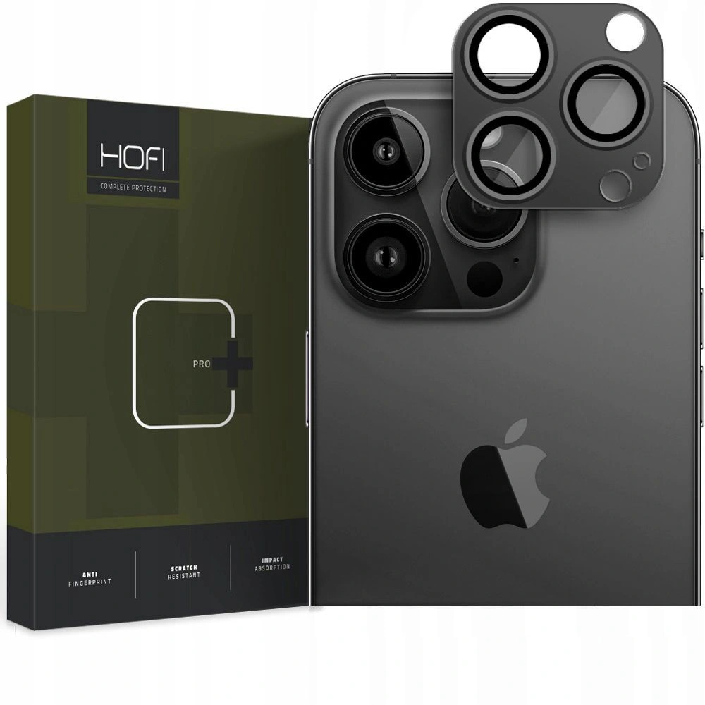 Hurtownia GSM - Sklo na objektiv aparátu Hofi Fullcam Pro+ Apple iPhone 15 Pro/15 Pro Max Black - HOFI414 - {ean13} - Hurt