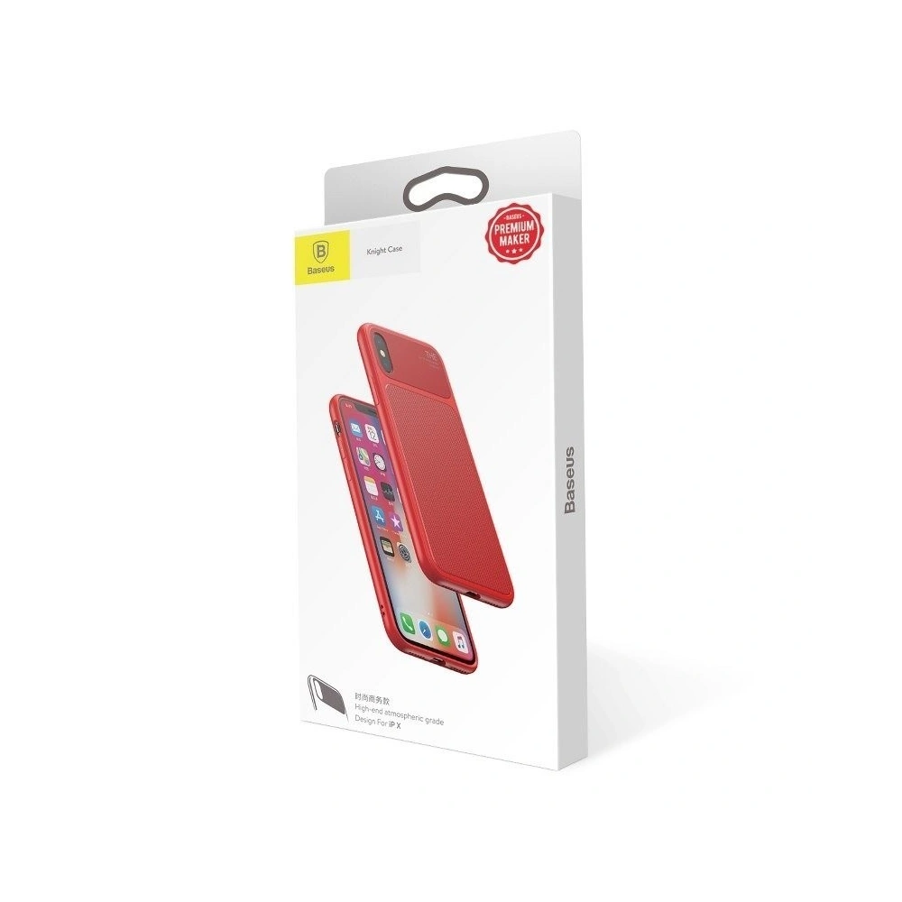 Hurtownia GSM - Etui Baseus Knight Case pentru iPhone X / XS (roșu) - BSU230RED - {ean13} - Hurt