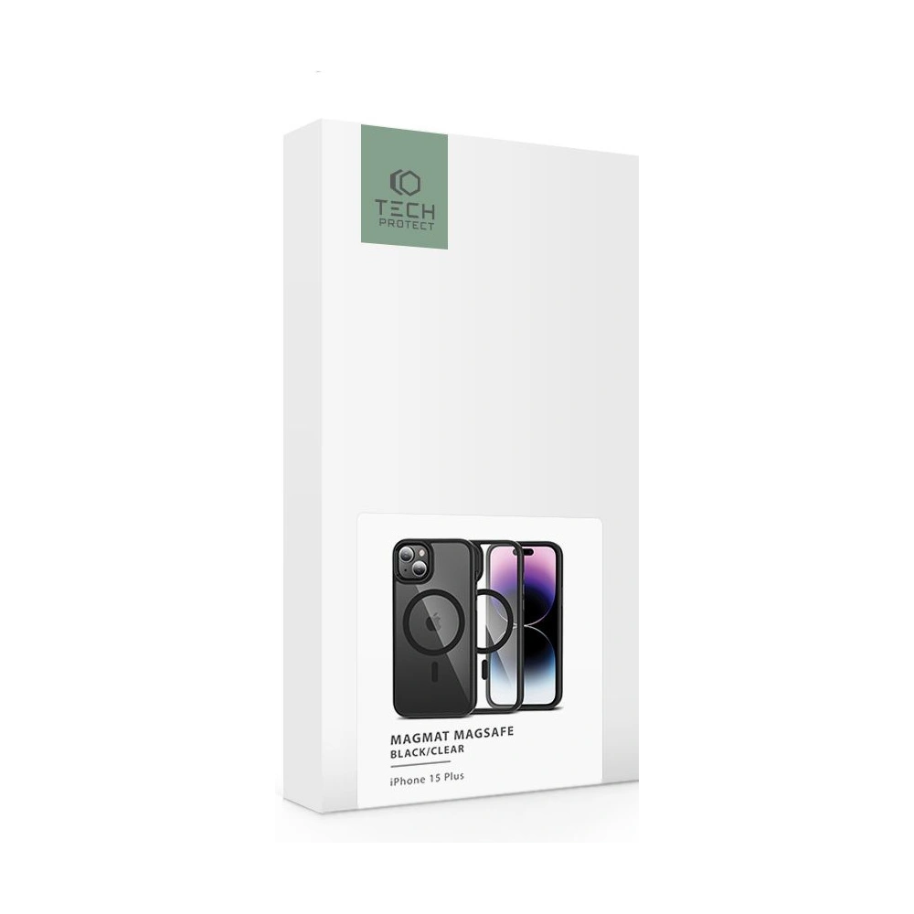 Hurtownia GSM - Case Tech-Protect Magmat Magsafe Apple iPhone 15 Plus / 14 Plus schwarz/transparent - THP2216 - {ean13} - Hurt