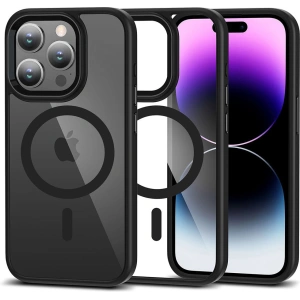 Wholesale Tech-Protect Magmat Magsafe Apple iPhone 15 Pro Max black/clear - THP2217 - {ean13} - Hurt