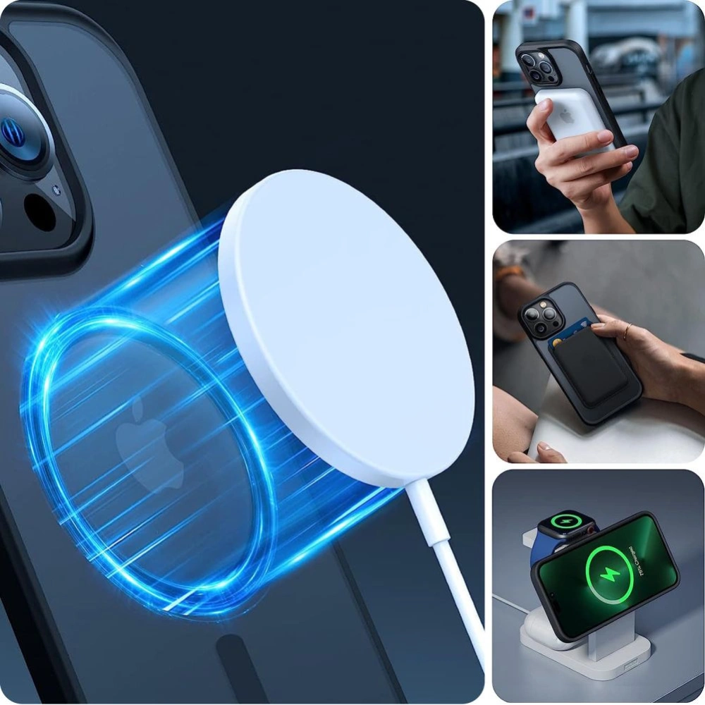Wholesale Tech-Protect Magmat Magsafe Apple iPhone 15 Pro Max black/clear - THP2217 - {ean13} - Hurt
