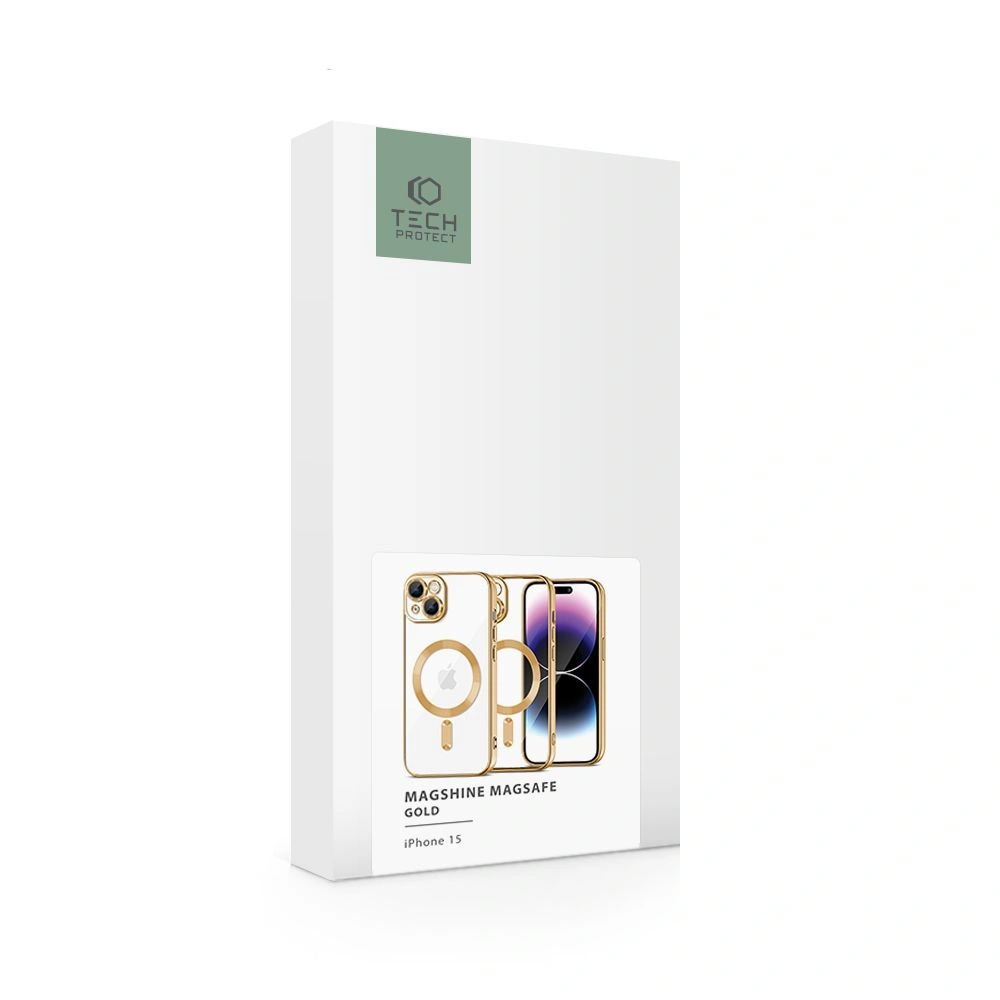 Hurtownia GSM - Etui Tech-Protect Magshine Magsafe Apple iPhone 15 arany - THP2219 - {ean13} - Hurt