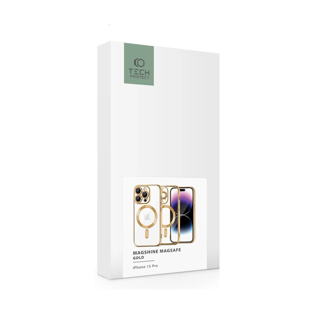 Wholesale Tech-Protect Magshine Magsafe Apple iPhone 15 Pro gold - THP2221 - {ean13} - Hurt